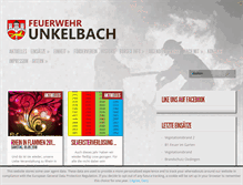 Tablet Screenshot of feuerwehr-unkelbach.de